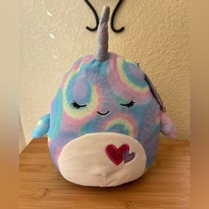 NWT Ter with hearts squishmallow